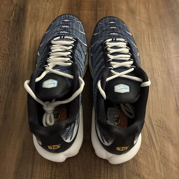 Nike Air Max Plus White Dark Obsidian Blue Men Size 12.5 Shoes IH4460-400 main image 4